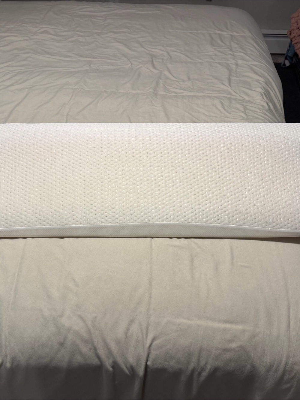 White Support Bolster Pillow - Home Bedding
